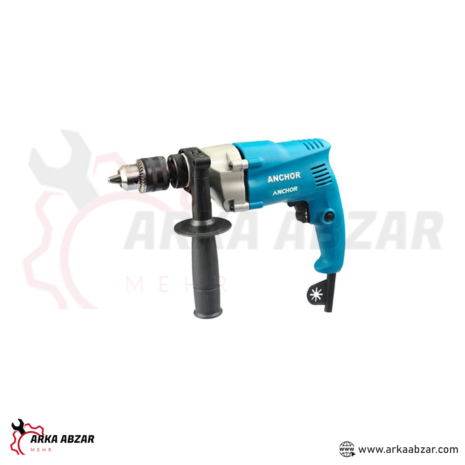 دریل 13 گیربکسی چکشی 550 وات آنکور مدل Ei2 anchor