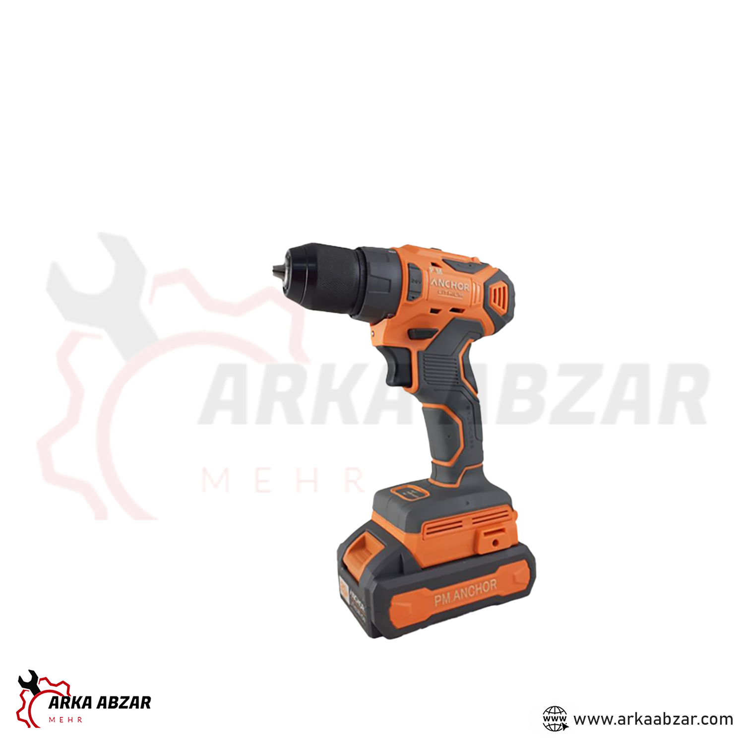 دریل شارژی  براش لس آنکور مدل  anchor DCE15 چکشی سه نظام فلزی